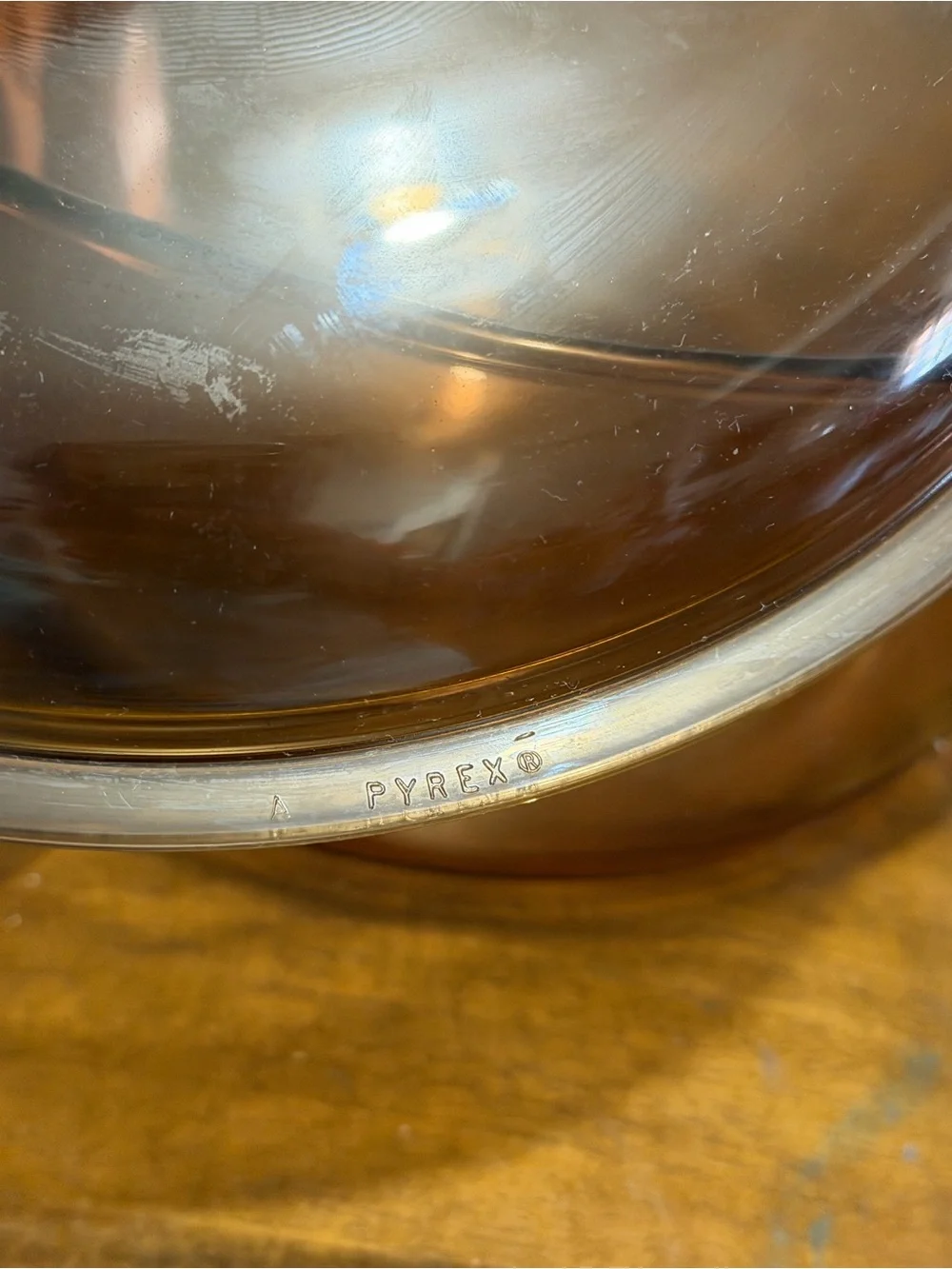 Vintage Corning Visions Amber 4.5L Dutch Oven
